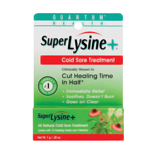 Quantum Super Lysine Plus Cold Sore Treatment Cream - 0.25 Oz